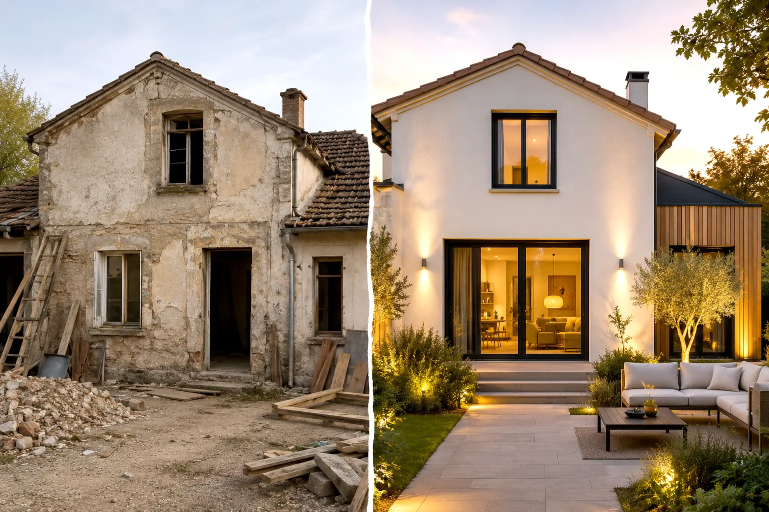 Découvrez 12 rénovations avant après impressionnantes. Des transformations inspirantes qui métamorphosent totalement l’apparence d’une maison.