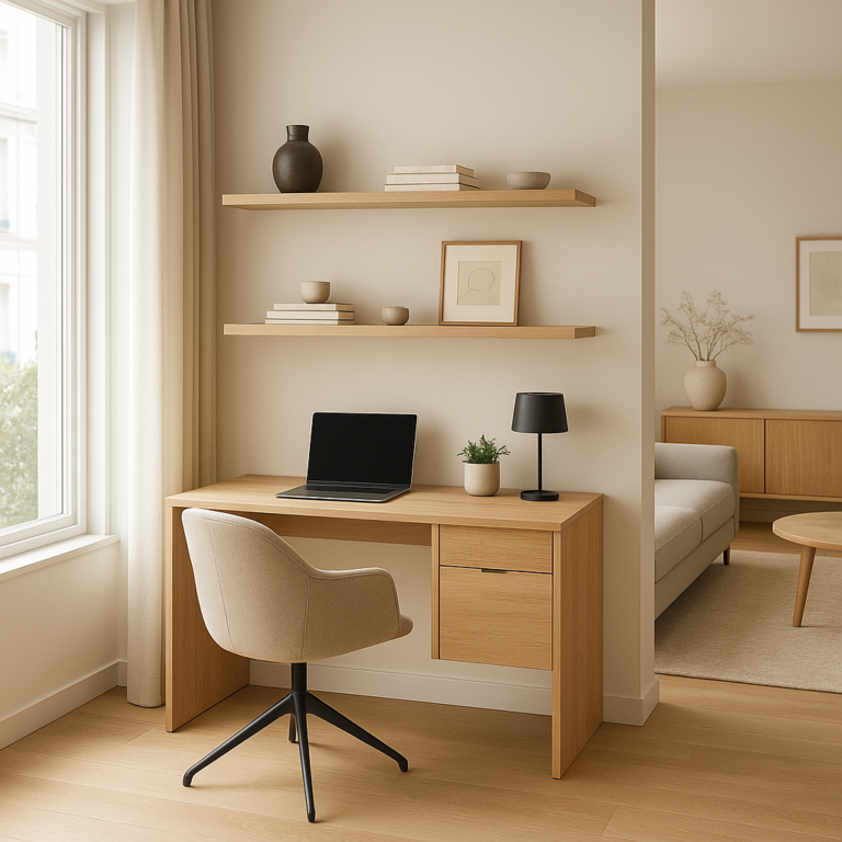 Aménagement bureau à la maison : créer un espace de travail confortable et discret
