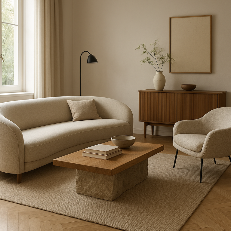 Mobilier salon tendance 2026 : les pièces à privilégier pour un intérieur durable