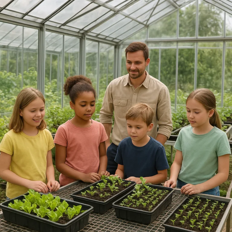 Serre pédagogique : comment apprendre le jardinage autrement ?
